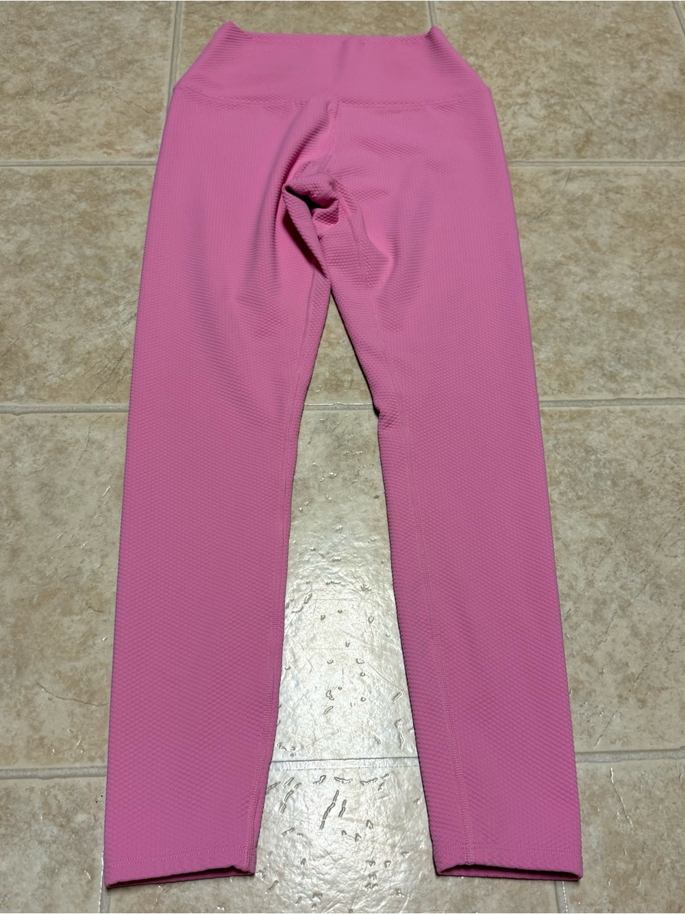 Beach Riot Piper Leggings in Berry Love Waffle Pink Size Small - Picture 2 of 4
